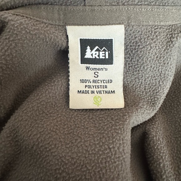 REI Olive Green Zip-Up Hoodie - Picture 5 of 5